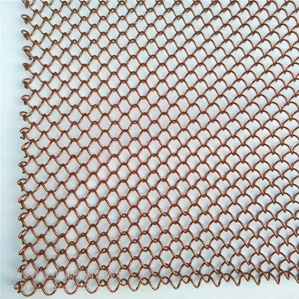 Decorative Metal Mesh Fabric Aluminum Alloy Mesh for Ceiling and Wall Decoration photo-4