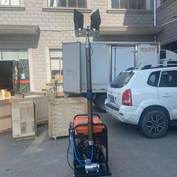 Diesel Generator Powered Mobile Telescopic Lighting Tower for Construction Outdoor Use photo-5