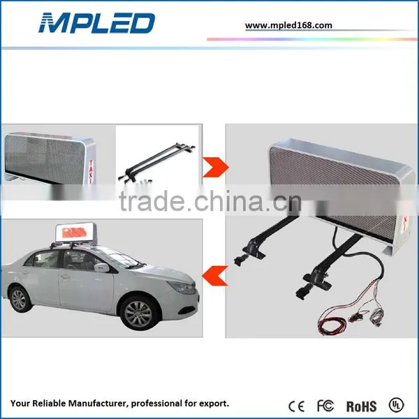 Dual Color/single Color/RGB Color Coupe Top Led Sign for Belgium Market photo-4