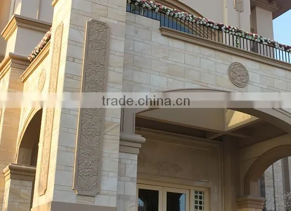 Different Types of Yellow Color Wooden Sandstone photo-5