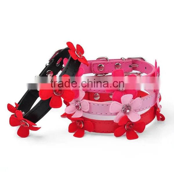 Wholesale Dog Chain Pet Supplies Acrylic Sunflower Dog Collars photo-2