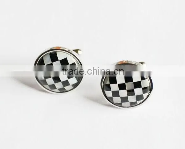 New design Custom Enamel Metal Cuff Button