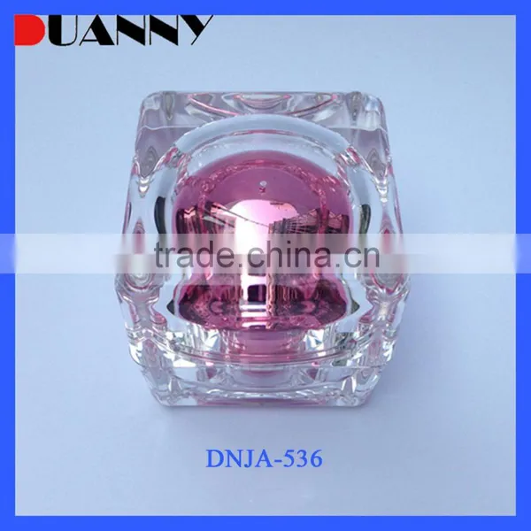 Pink Square Cosmetic Jar Packaging,Pink Cosmetic Jar photo-2