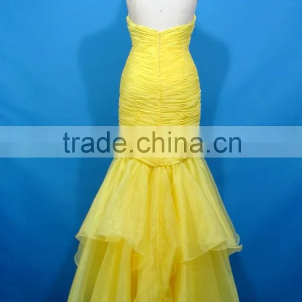 Elegant Evening Dress Wholesale Long Backless Prom Dress photo-3