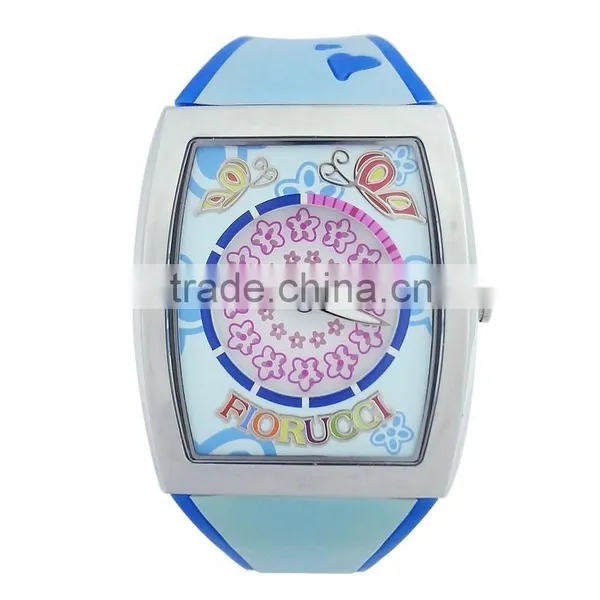Multi Color Kids Silicone Rubber Band Watch OEM Children's Quartz Watch photo-2
