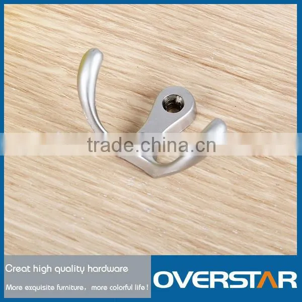 Zinc Alloy Crystal Robe Double Hook