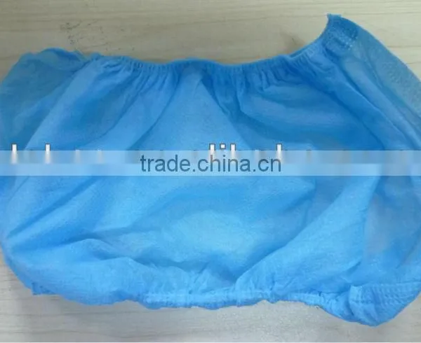 High Quality With CE ISO FDA Certificated Disposable Blue CPE Shoe Cover photo-5