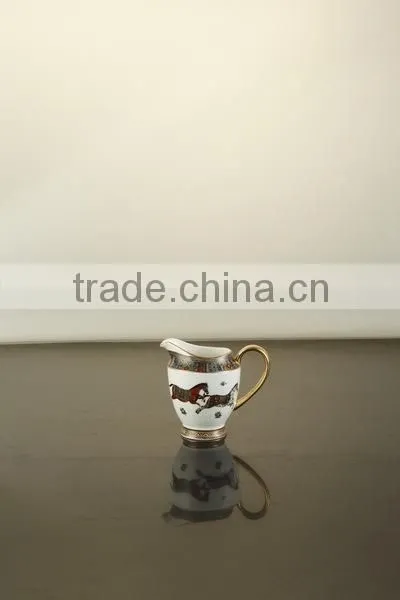 New Arrival Gold Plated Turkish Dinnerware Sets of Ceramic Dinnerware photo-4