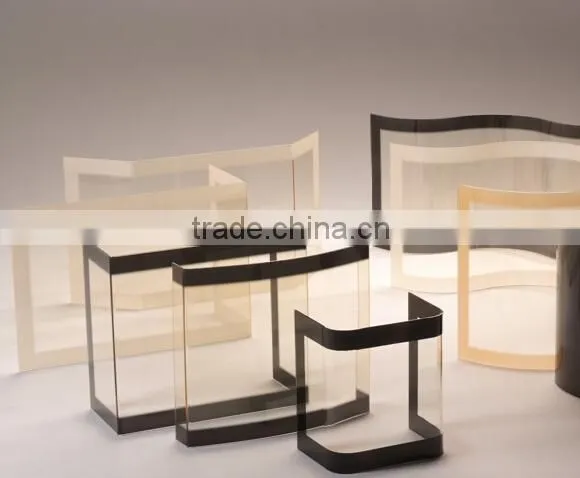 Real Flame Fireplace Glass,bent Ceramic Glass,NEG Glass photo-3