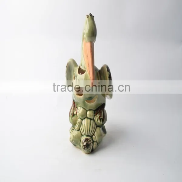 Ceramic Candle Holder of Stand Bird photo-2