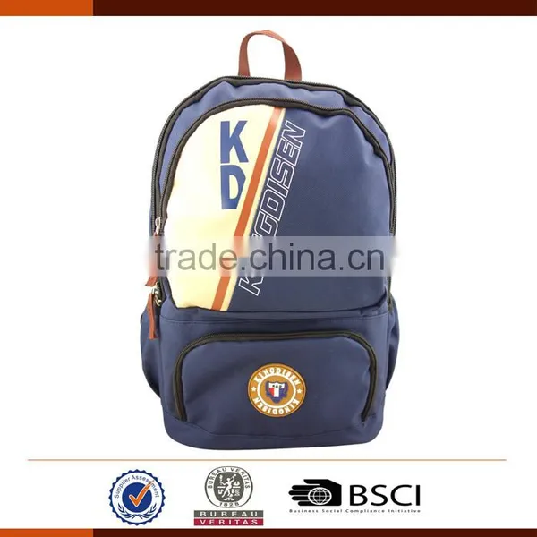 Hot Selling 600D Daypack Lightweight Blue Travel Backpack photo-2