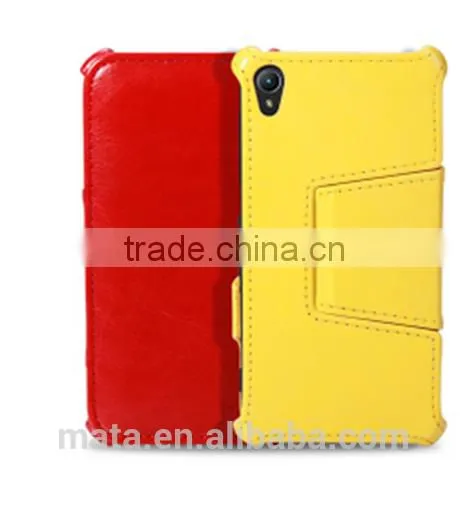 Factory Direct Selling Stand Function PU Leather Case For Sony Xperia Z2 photo-6