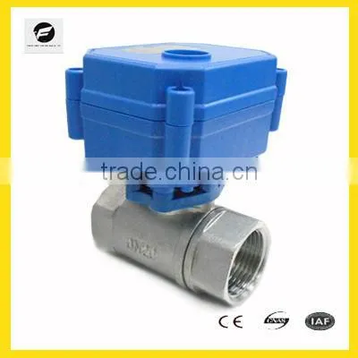 Mini SS304 2 Way Motorised/electric Ball Valve Solenoid Water Valve CWX-15Q for Water Filter,HAVC,washing Machines
