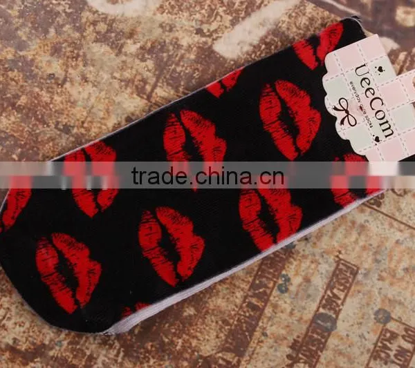 Women Printing 3D Socks Wholesale Short Socks photo-5