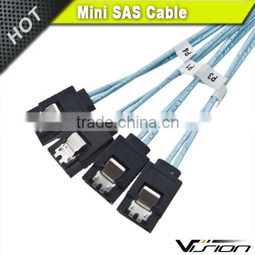 Best Price 1m Mini SAS SFF8088 26pin to 4xSATA 7pin Cable photo-4