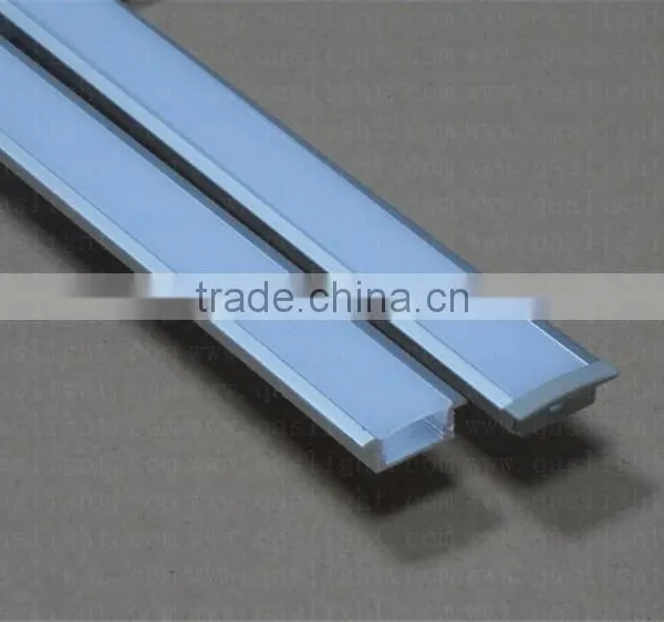 QS-A56 23x8mm Aluminium LED Lighting Profile for led Strip PC diffused cover