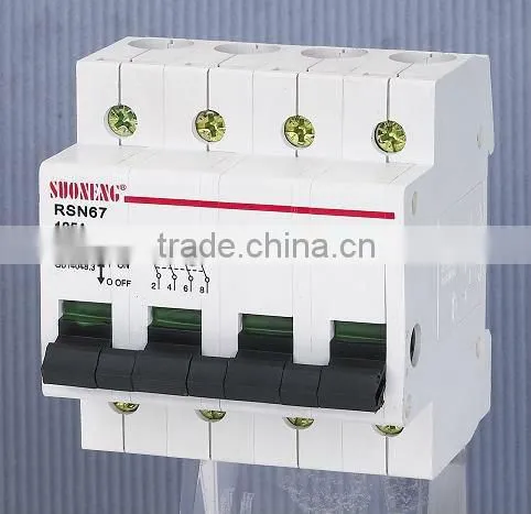 ISO9001 CE Switch Mini Circuit Breaker Isolation Switch photo-6