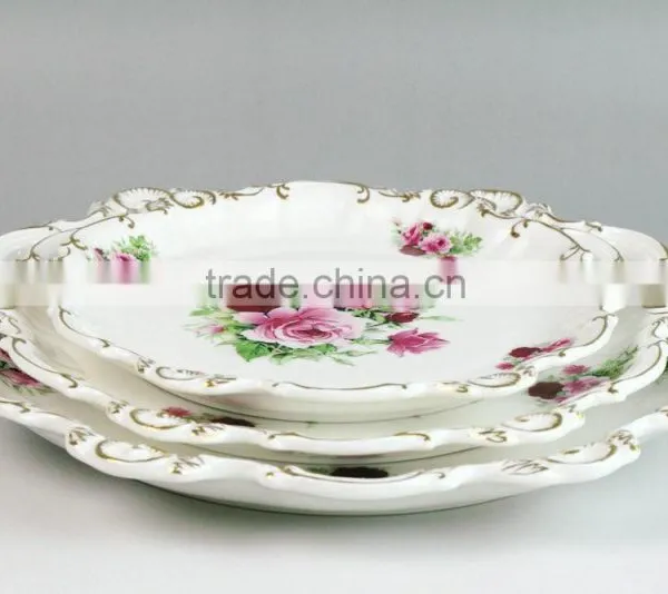 Various Certificates Ceramic Plate ,cheap Porcelain Plate With Custom Desgin,wholesale Plates Serving Dishes for Daily Used. photo-2