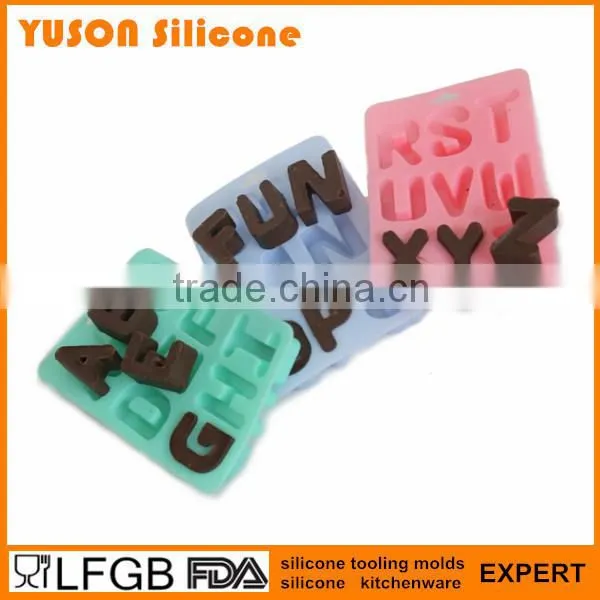 Private Label Food Grade Silicone Alphabet Mold New