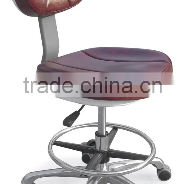 Soft Leather Dentist Stool of Upholster Dental Stool