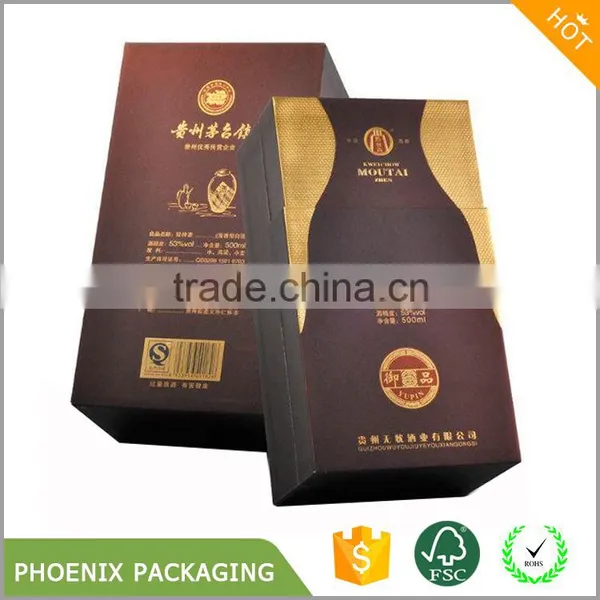 Luxury Printed Wine Box Gift Box Packaging photo-2