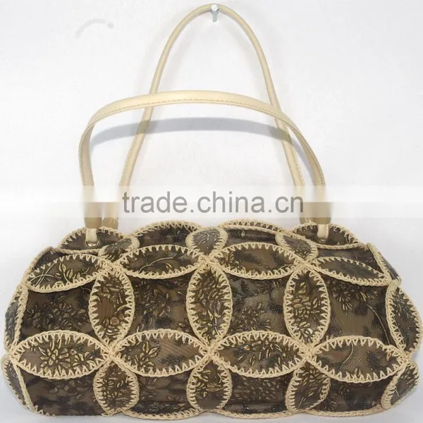 Tote Bags Made in China 2016 Top Sale Ladies Fancy Style Crochet Design Very Good Hand Feeling photo-4