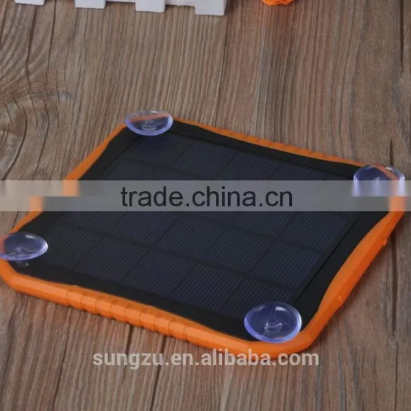 5600mah Factory-supply Window Solar Charging External Battery for Smartphone Series With Big Full Led Light photo-2