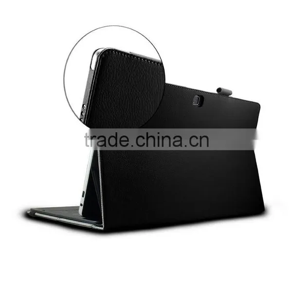 Tablet Folio Stand Case for Samsung Galaxy Tab Pro S With Elastic Strap photo-3