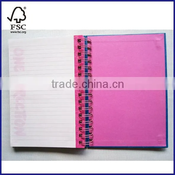 B5 Double Wire Hardcover Notebook College Ruled With Cutting Line photo-6