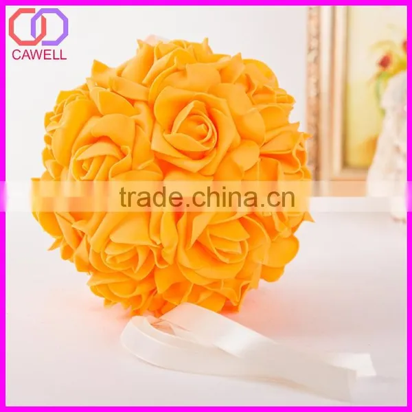 Multi Color 10CM 20CM 30cm Rose Artificial Foam Rose Flower Ball in Stock photo-2
