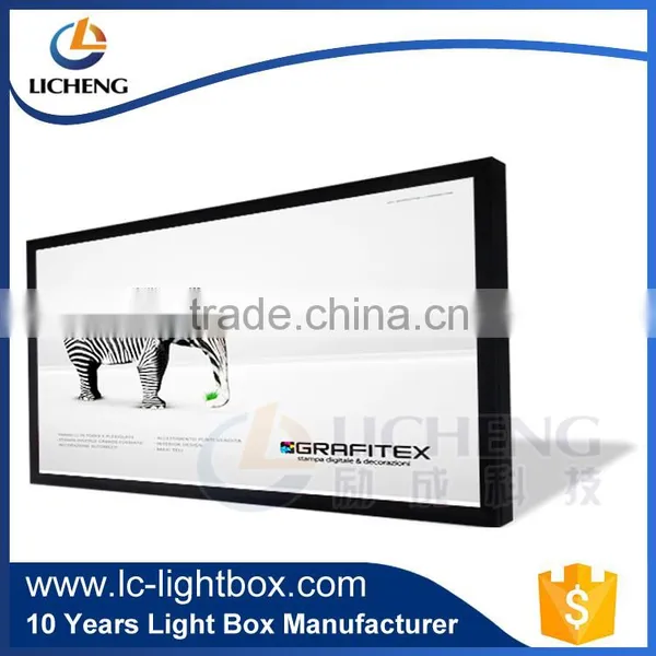 High Brightness LED Outdoor Picture Frames Led Advertising Wall Mounted Light Box With Key Open photo-2