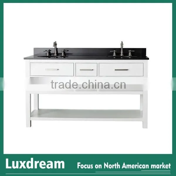 White Floor Standing Bathroom Vanity Series for USA Market photo-4