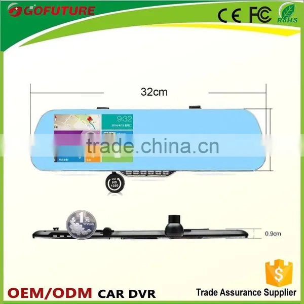 Bluetooth Dual Camera Mirror Car Dash Cam photo-3