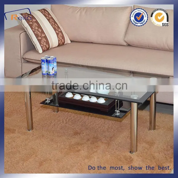 CLASSIC PROMOTION SIMPLE GLASS TEA TABLE SQUARE WHOLESALE photo-3