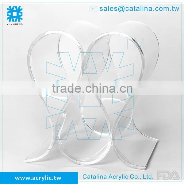 Home Decoration Acrylic Waving Wine Bottle Display Holder photo-4