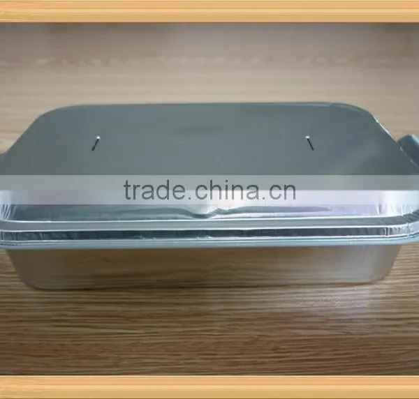 High Quality Coated Smooth Airline Wall Aluminum Foil Container Carboard Lid photo-4