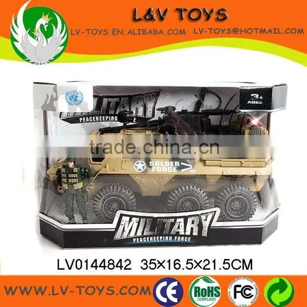 Hot-selling Plastic Toys 2015 Friction Military Vehicle Tank Toy