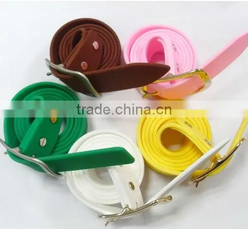 2013 Fashionable Silicone Waist Belts