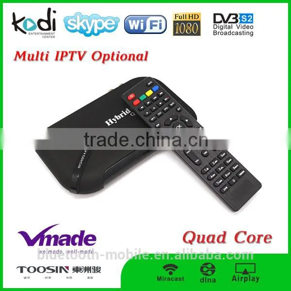 android aidio tuner combo android digital satellite internet decoder v8 s2 with dvb-s2 android 4.4 os