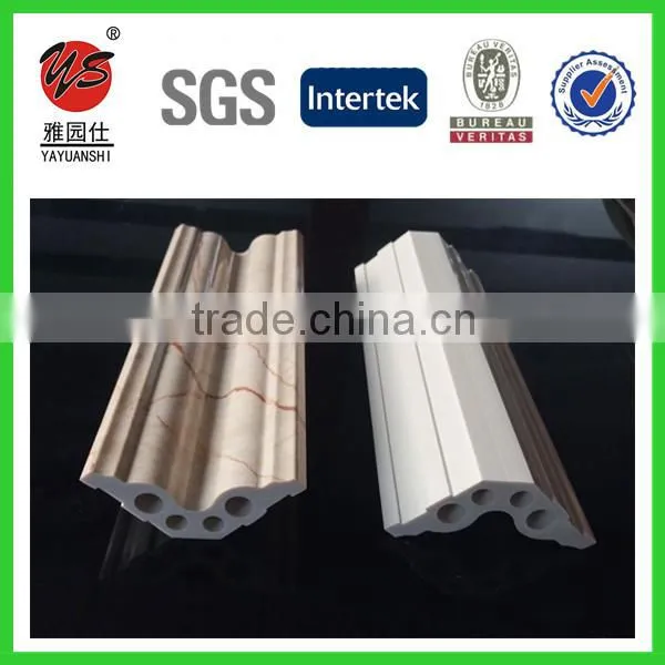 7.5cm Inside Corner Faux Marble Pvc Moulding Profile photo-3