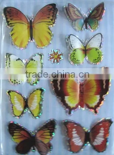Beautiful Butterfly Stickers for Home Decor Promoation