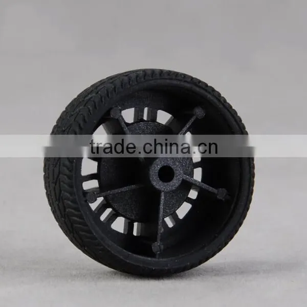 DIY Toys Accessories 35mm Natural Rubber Wheel Model Tires, Diameter of Bore is 3mm photo-4