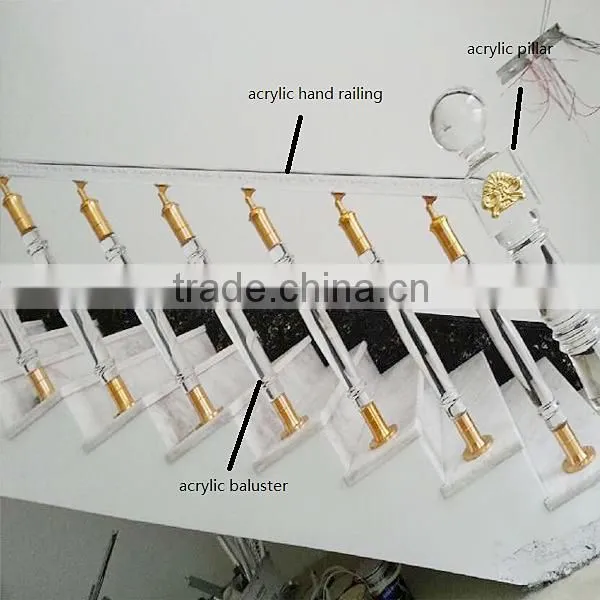 Factory Price Transparent Acrylic Crystal Baluster/ Acrylic Bubble Handrial photo-5