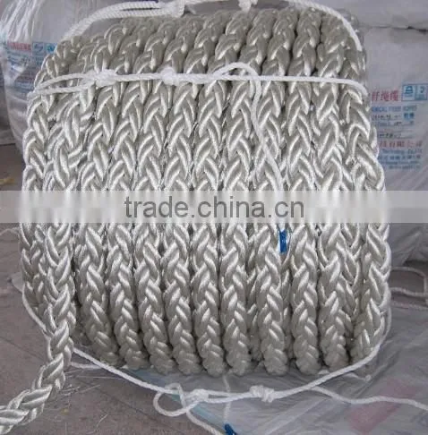 12 Plait Nylon/polyamide Rope 80mm 10' Cir With 1.80meter PVC Covered Eyes Both Ends photo-4