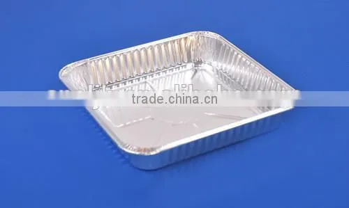 Disposable Square Aluminium Foil Food Container