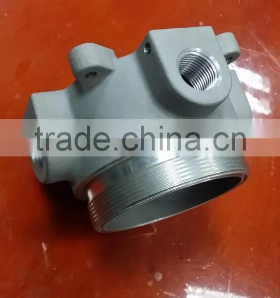 Low Pressure Cast Aluminum Part Customized Powder Painted Aluminum Explosion Proof Connectors photo-3