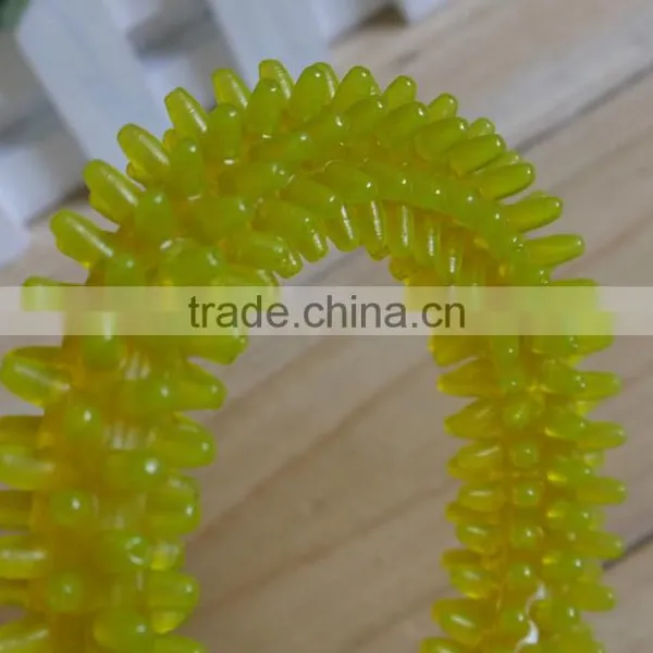 Yellow Pet Dental Care Ring,dog Toy photo-2