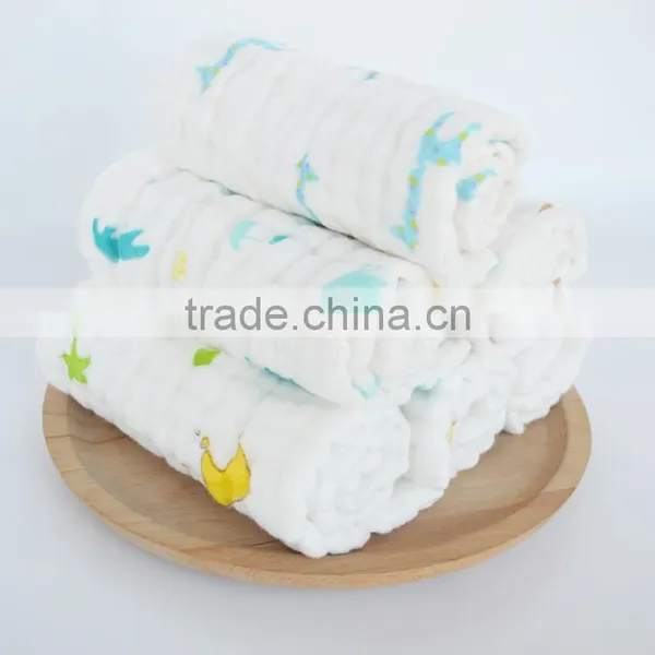 Ten Layers Washable Gauze Cotton Fabric Newborn Baby Diaper photo-4