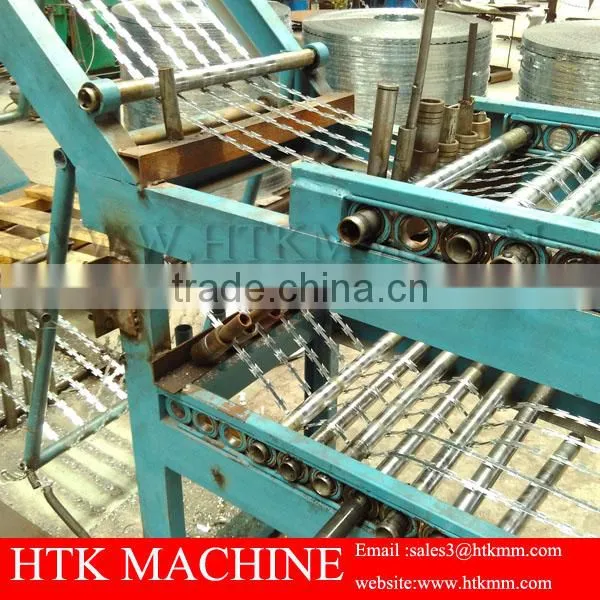 Cross Type Razor Barbed Wire Machine/Concertina Razor Barbed Wire/Razor Wire Fence Making Machine photo-4