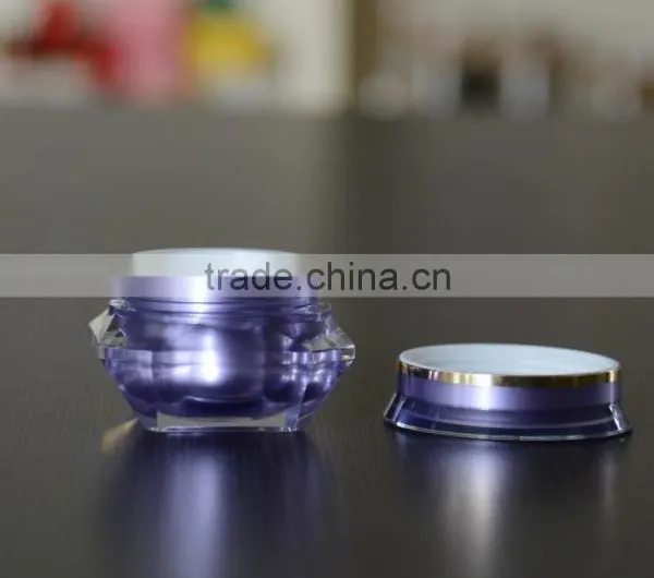 2016 Unique New Diamond Unique Shape Jar for Face Cream photo-6